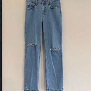 Levi's Light Blue Straight Leg Jeans